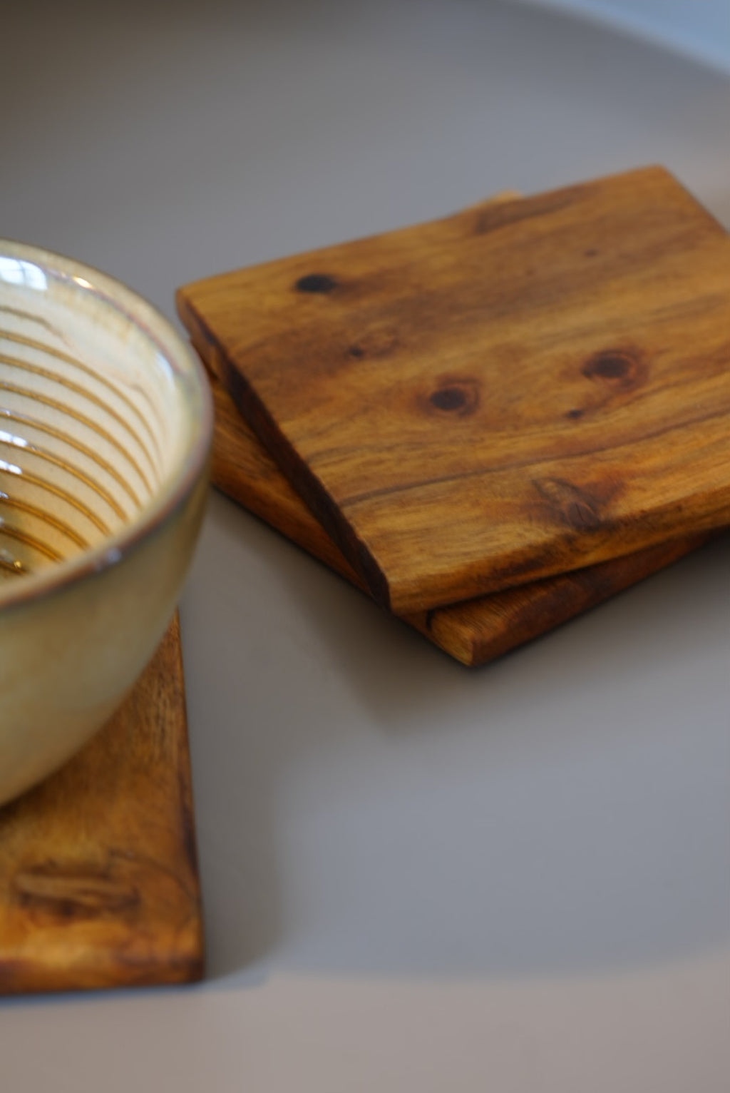 Wooden Coasters-Set of  6