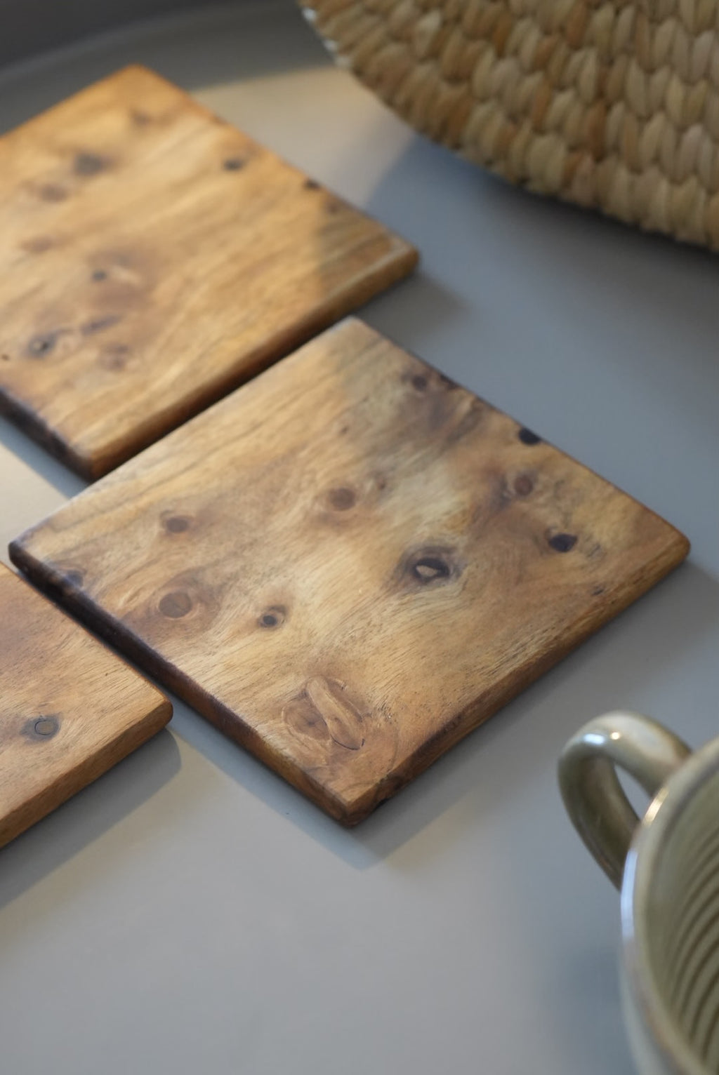 Wooden Coasters – Set of 4
