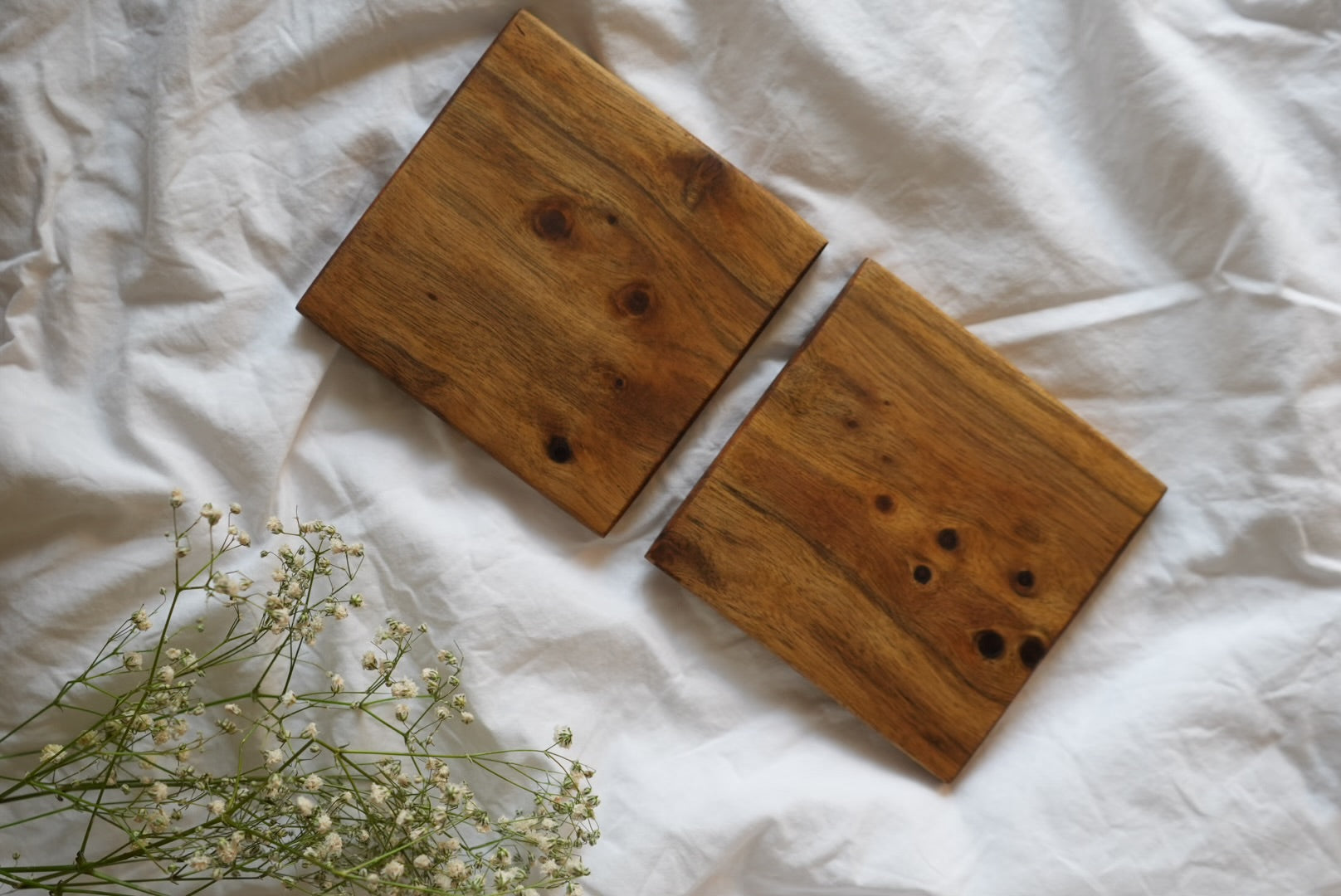 Wooden Coasters-Set of  6