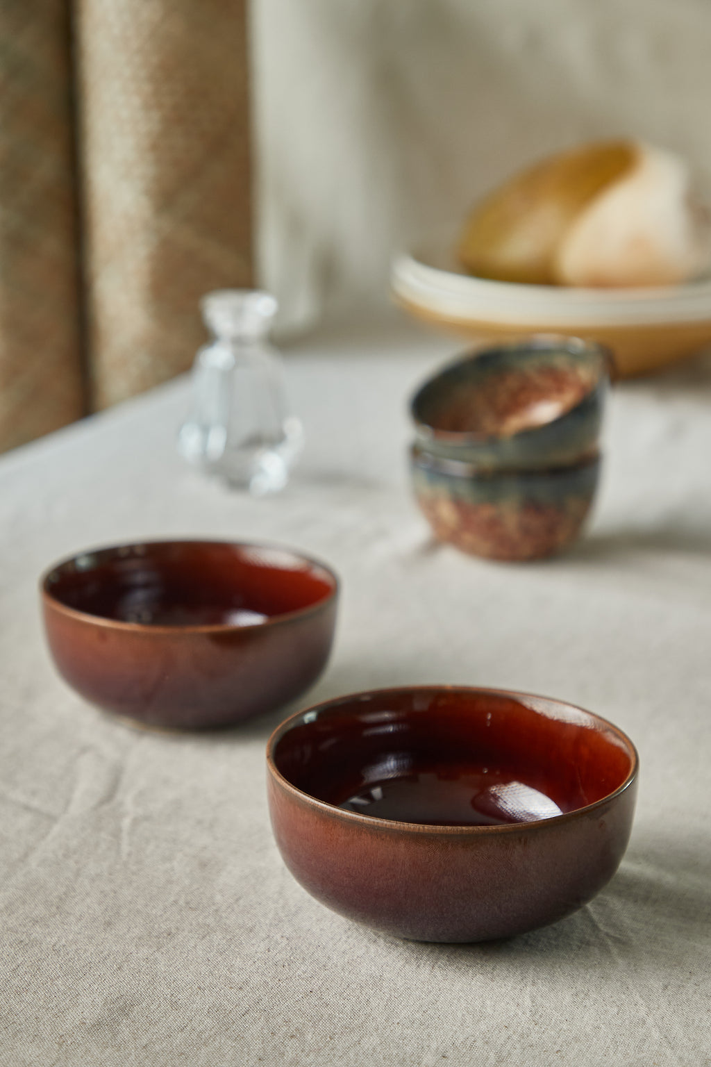 Cherry red snack bowl