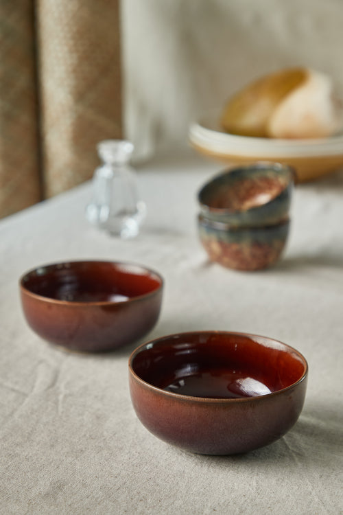 Cherry red snack bowl
