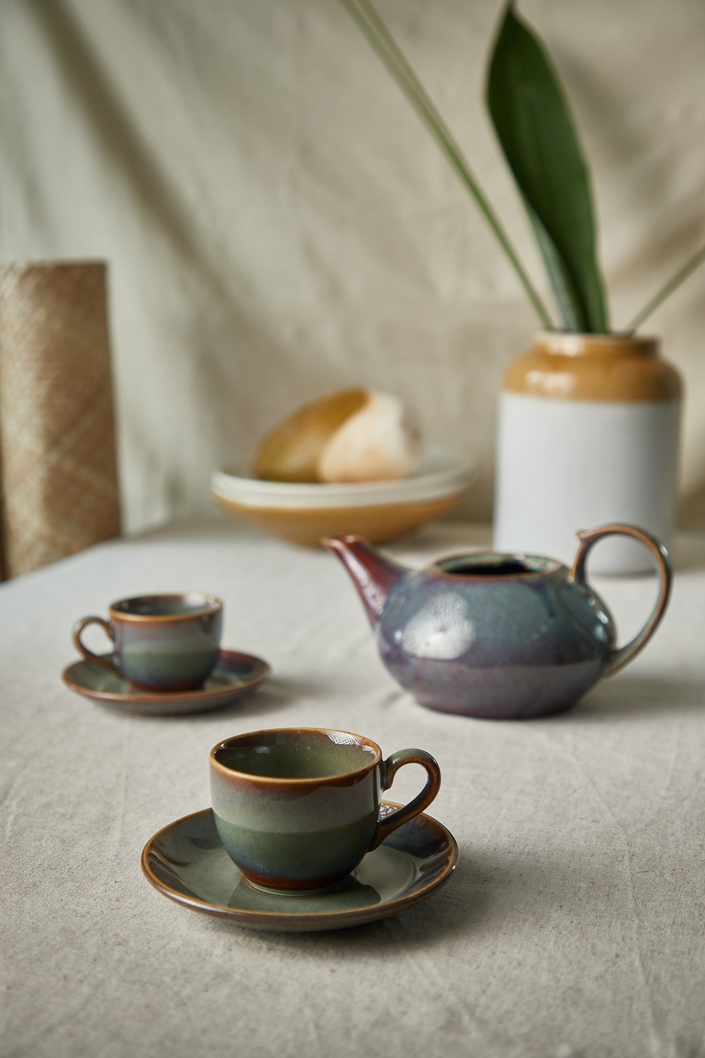 Twilight Blue Teapot Set