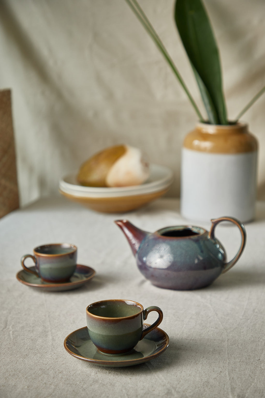 Twilight Blue Teapot Set