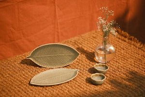 Sage Olive Leaf Platter – Small